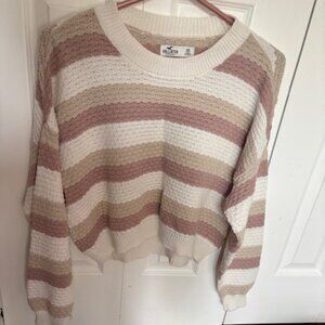 Hollister striped lightweight sweater